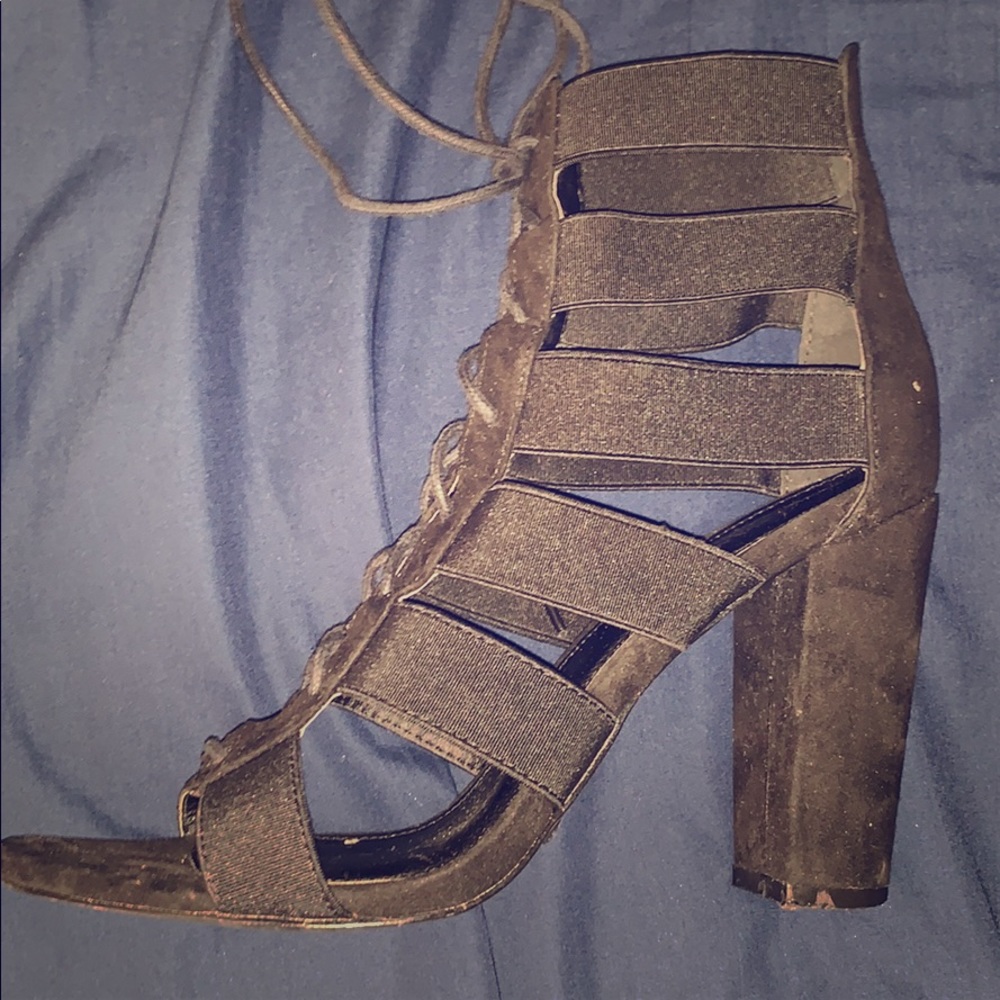 Strapped booties
